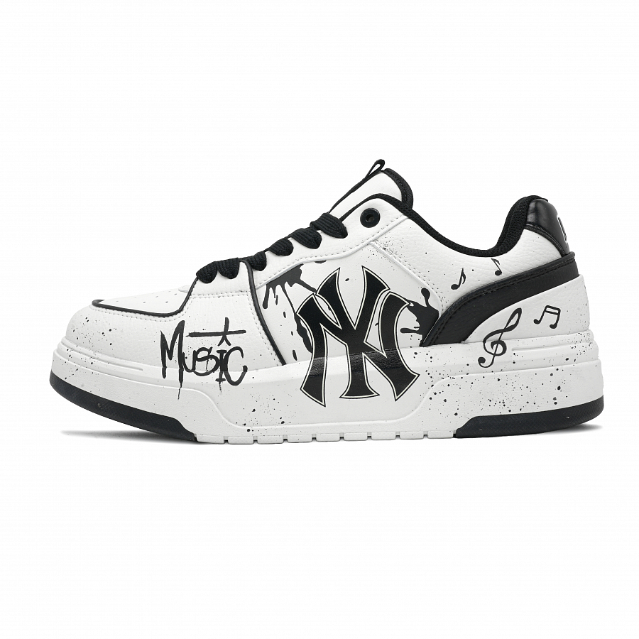 MLB Chunky Liner Rhythm Musical Note Anti Slip Wear Resistant Low Top Skateboard Shoes Unisex White купить в интернет-магазине Yoocart с быстрой доставкой по России.