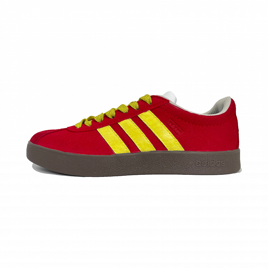 Adidas Neo VL Court 2.0 Red Lip Lightweight Anti-Slip Low-Top Skateboard Shoes Unisex Red Gold купить в интернет-магазине Yoocart с быстрой доставкой по России.
