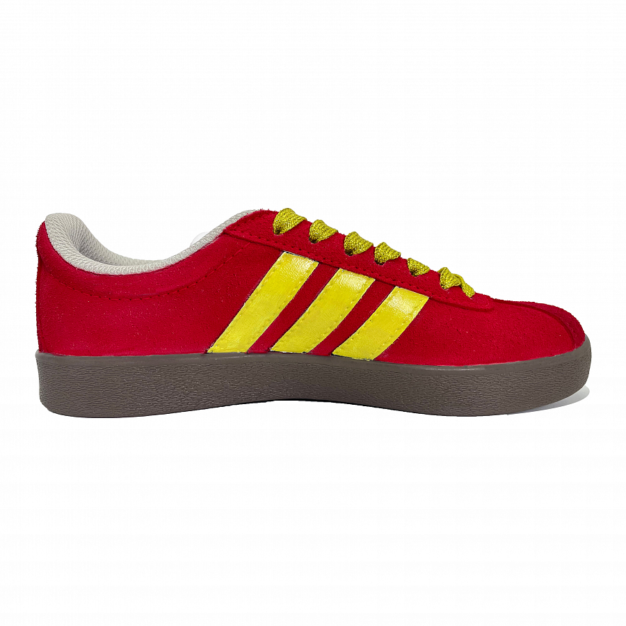 Adidas Neo VL Court 2.0 Red Lip Lightweight Anti-Slip Low-Top Skateboard Shoes Unisex Red Gold купить в интернет-магазине Yoocart с быстрой доставкой по России.