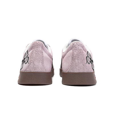 Adidas Neo Anti Slip Wear Resistant Low Top Skateboard Shoes Unisex Pink Black