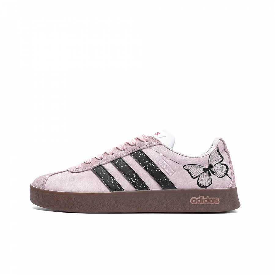 Adidas Neo Anti Slip Wear Resistant Low Top Skateboard Shoes Unisex Pink Black купить в интернет-магазине Yoocart с быстрой доставкой по России.