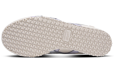Onitsuka Tiger MEXICO 66 Purple Summer Mist Anti Slip Wear Resistant Low Top Casual Shoes Unisex Beige Purple