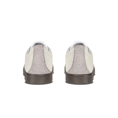 Adidas Neo VL Court 2.0 Slip-Resistant Low-Top Skateboard Shoes Unisex Ecru
