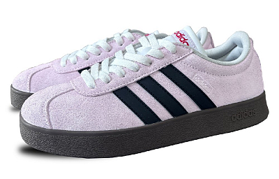 Adidas Neo VL Court Lifestyle Low-Top Skateboard Shoes Unisex Pink