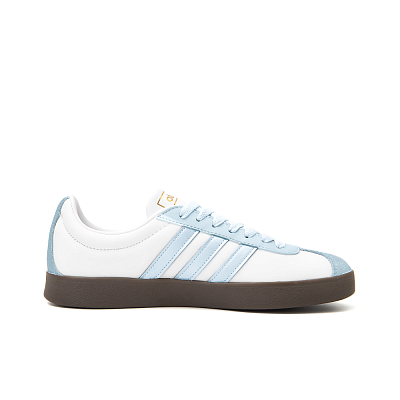 Adidas Neo VL Court 2.0 Abrasion Resistant Low Top Skateboard Shoes Unisex Blue White