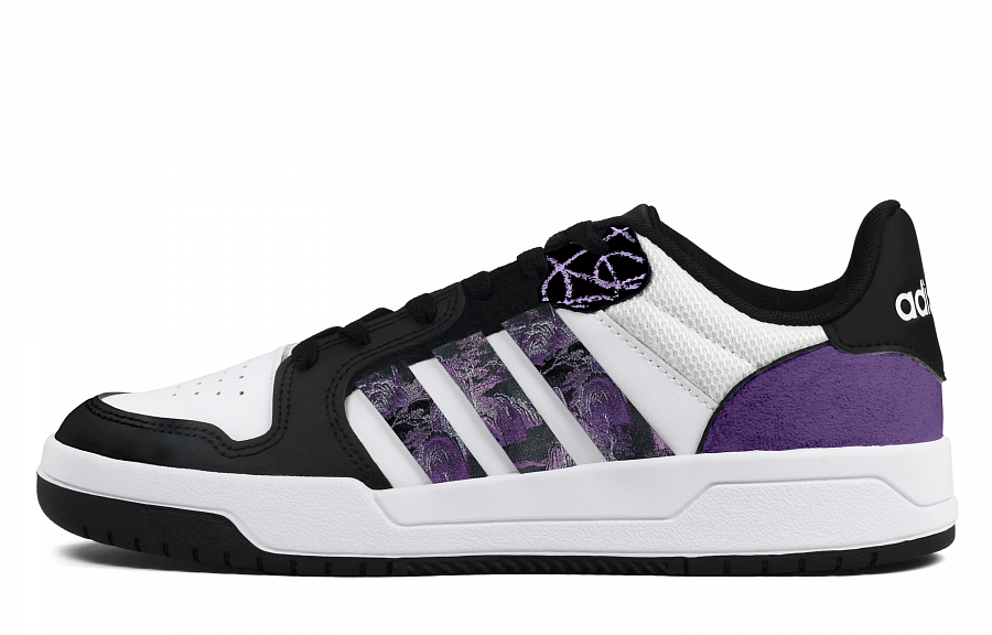 Adidas Neo Entrap Skateboard Shoes Unisex Low Top White/Black/Purple купить в интернет-магазине Yoocart с быстрой доставкой по России.