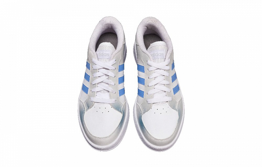 Adidas Neo Breaknet Skateboard Shoes Women's Low Top White/Gray/Blue купить в интернет-магазине Yoocart с быстрой доставкой по России.