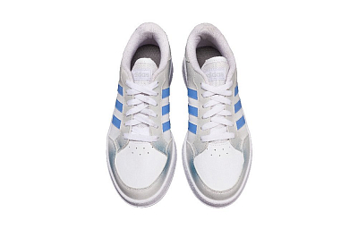 Adidas Neo Breaknet Skateboard Shoes Women's Low Top White/Gray/Blue