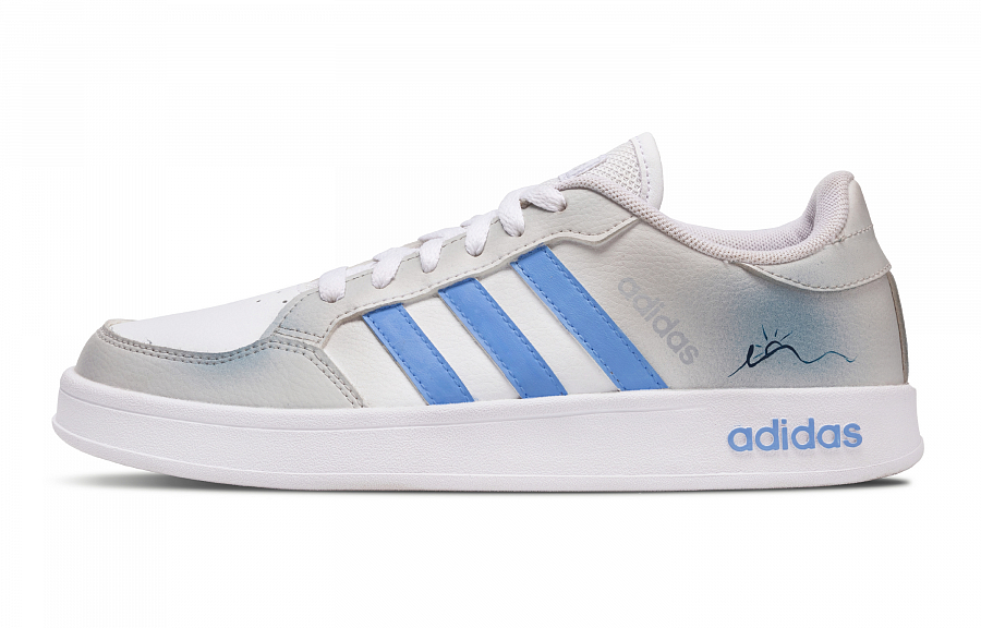 Adidas Neo Breaknet Skateboard Shoes Women's Low Top White/Gray/Blue купить в интернет-магазине Yoocart с быстрой доставкой по России.