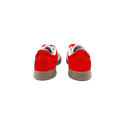 Adidas Neo VL Court 2.0 Soft Pleated Dark Reddish Purple Slip Resistant Balance Low Top Skateboard Shoes Unisex Red
