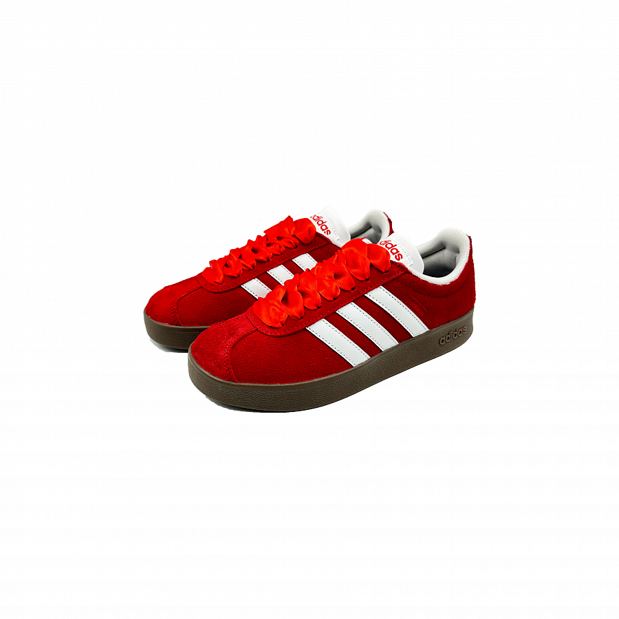 Adidas Neo VL Court 2.0 Soft Pleated Dark Reddish Purple Slip Resistant Balance Low Top Skateboard Shoes Unisex Red купить в интернет-магазине Yoocart с быстрой доставкой по России.