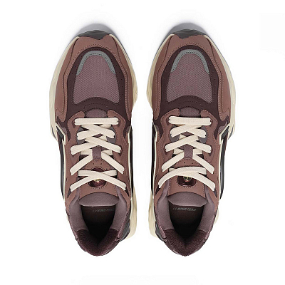 LI NING 1990 Lava 2 Cushioning Wear Resistant Low Top Casual Shoes Women's Brown