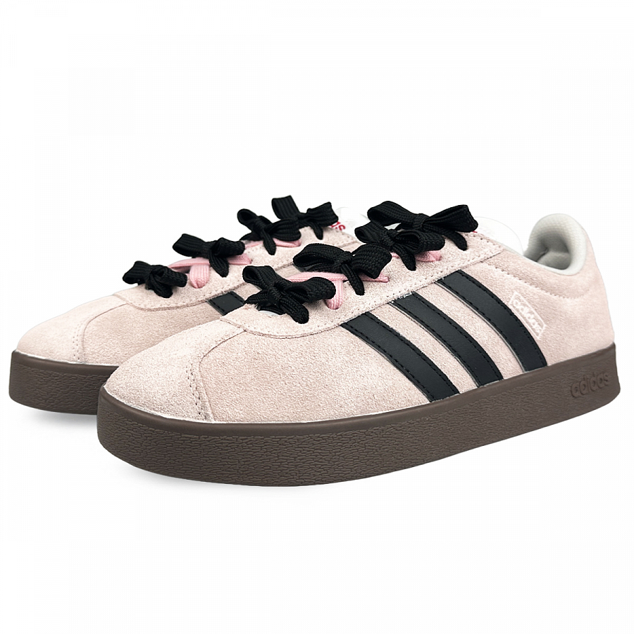 Adidas Neo VL Court Lifestyle Anti Slip Wear Resistant Low Top Skateboard Shoes Unisex Black Pink купить в интернет-магазине Yoocart с быстрой доставкой по России.