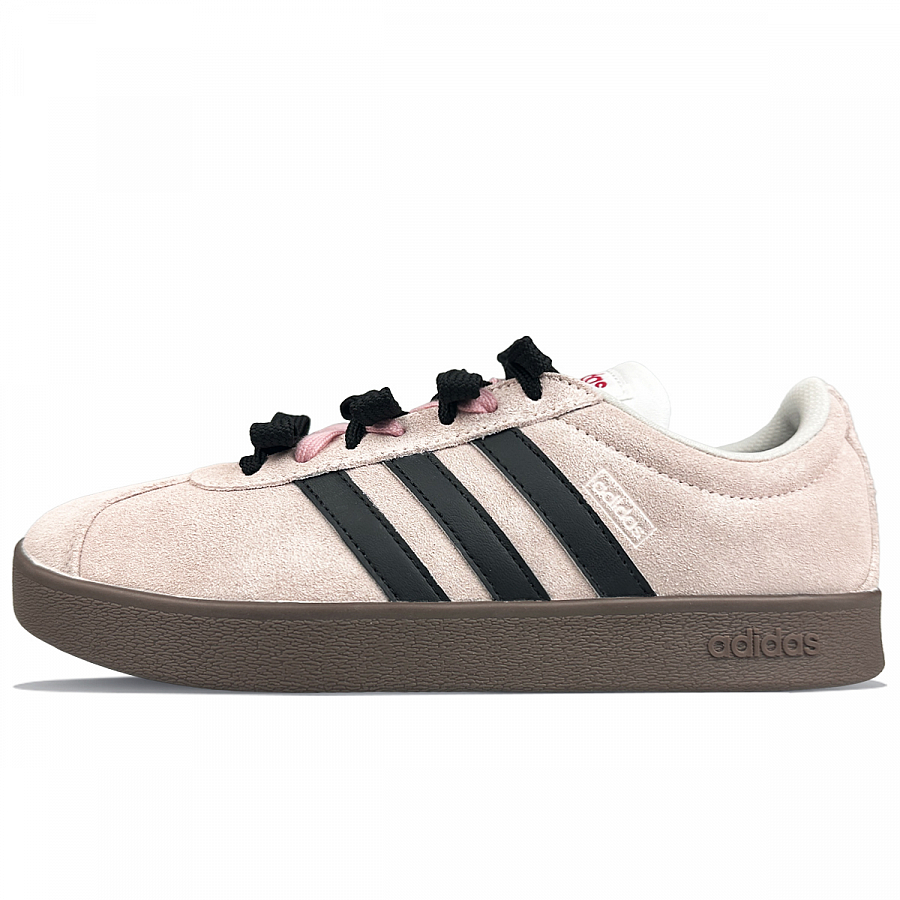 Adidas Neo VL Court Lifestyle Anti Slip Wear Resistant Low Top Skateboard Shoes Unisex Black Pink купить в интернет-магазине Yoocart с быстрой доставкой по России.