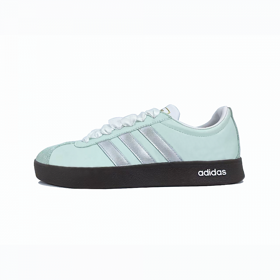 Adidas Neo VL Court 2.0 Mint Silver Arrow Lightweight Coverage Low Top Skateboard Shoes Unisex Green Silver купить в интернет-магазине Yoocart с быстрой доставкой по России.