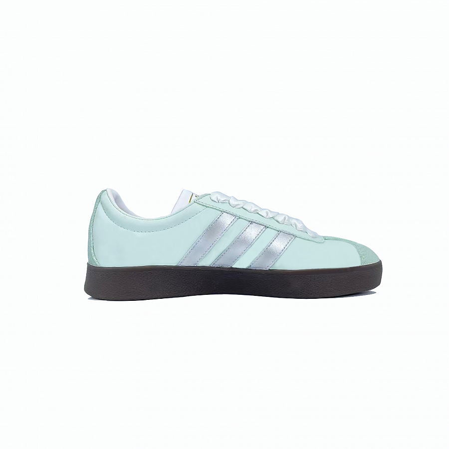 Adidas Neo VL Court 2.0 Mint Silver Arrow Lightweight Coverage Low Top Skateboard Shoes Unisex Green Silver купить в интернет-магазине Yoocart с быстрой доставкой по России.