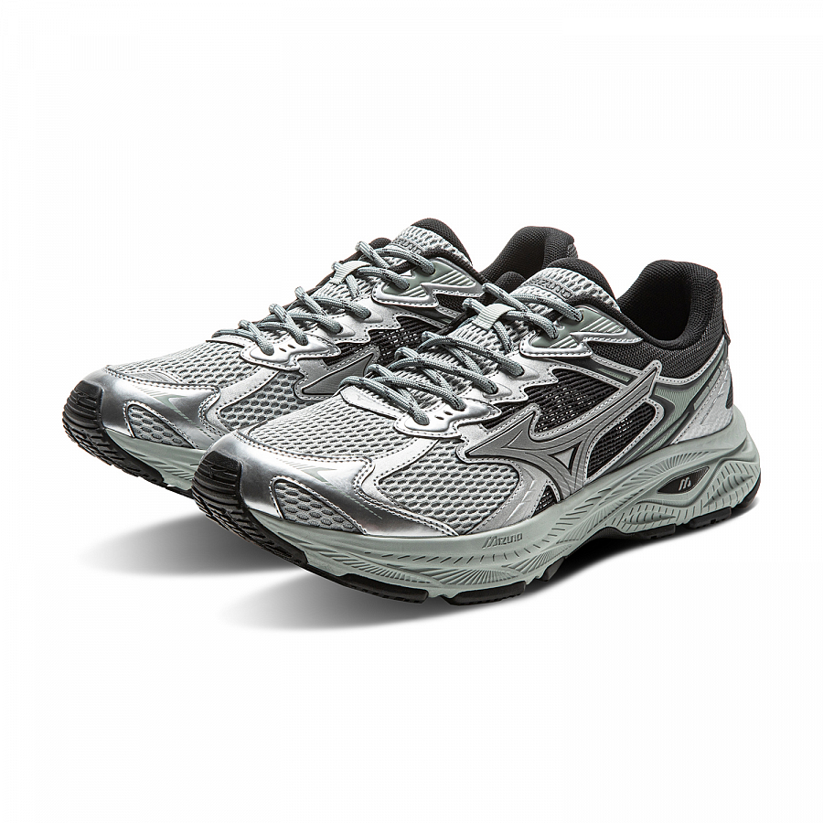 Mizuno RACER V2 Cushioning, Abrasion Resistant, Breathable, Lightweight Low Top Running Shoes Unisex Silver купить в интернет-магазине Yoocart с быстрой доставкой по России.