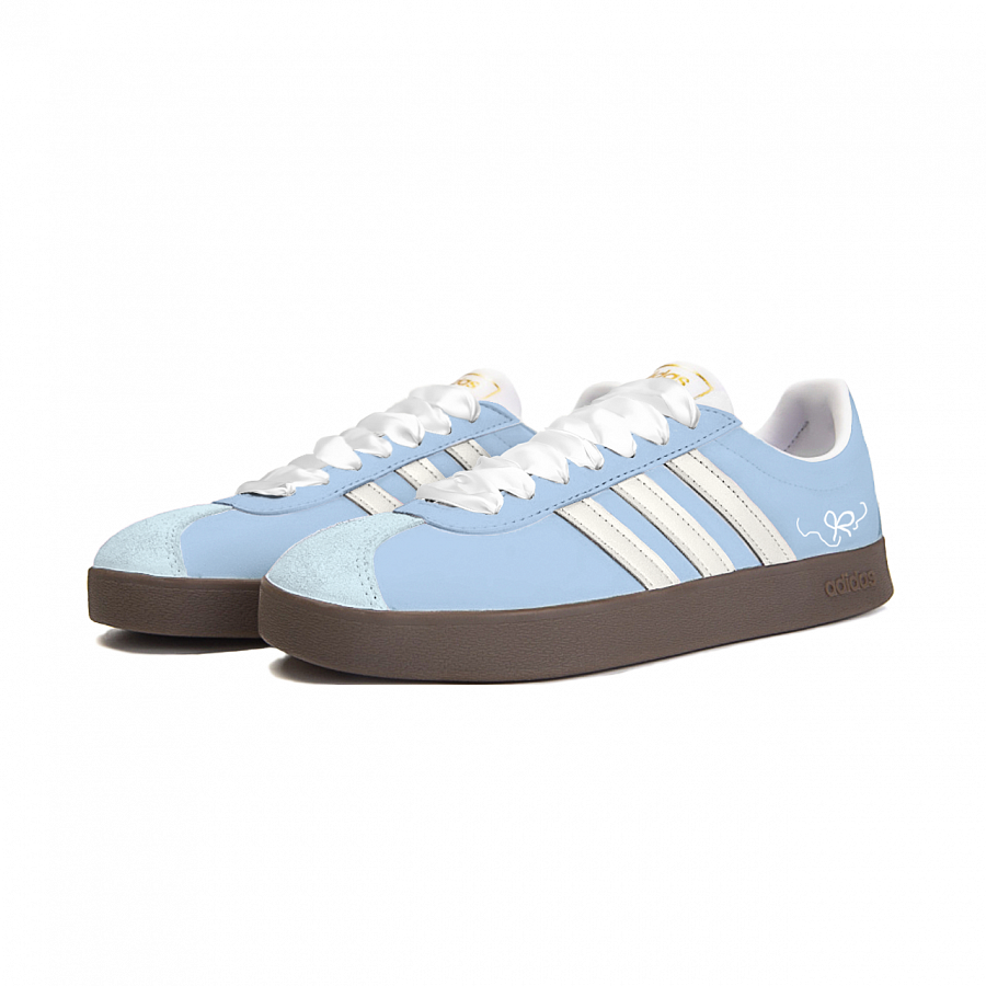 Adidas Neo VL Court 2.0 Skateboard Shoes Unisex Low Top Blue купить в интернет-магазине Yoocart с быстрой доставкой по России.