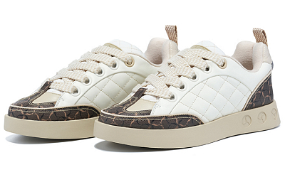 LI-NING 1990 Wind Chimes 2 Low-Top Skateboard Shoes Women's White Umber