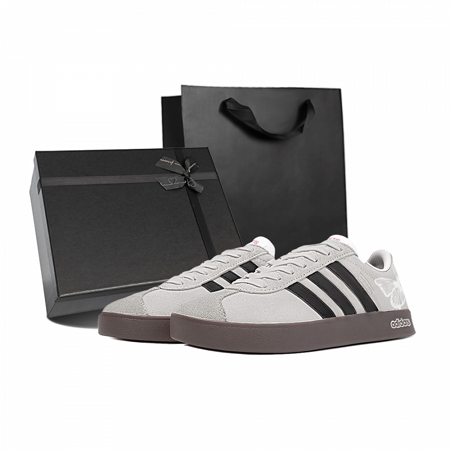 Adidas Neo Vl Court Classic Godfather Anti Slip Wear Resistant Low Top Skateboard Shoes Unisex Gray купить в интернет-магазине Yoocart с быстрой доставкой по России.