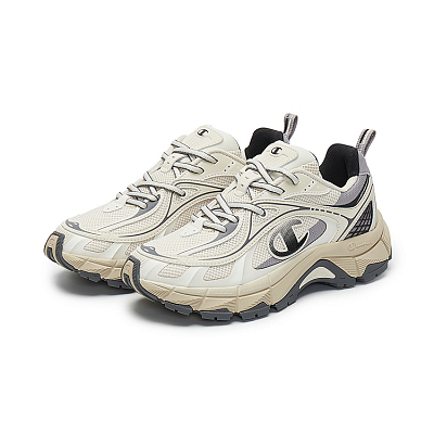 Champion Support Low Top Chunky Sneakers Men's Linen/Wolf Gray