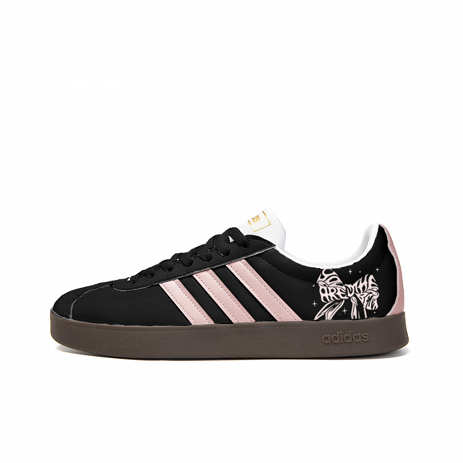 Adidas Neo VL Court 2.0 Cushioning Low Top Skateboard Shoes Unisex Black Pink купить в интернет-магазине Yoocart с быстрой доставкой по России.