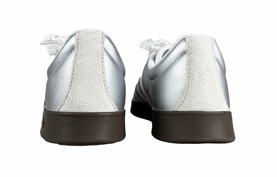 Adidas Neo VL Court 2.0 Silver Star Lace Anti Slip Wear Resistant Low Top Skateboard Shoes Unisex Silver купить в интернет-магазине Yoocart с быстрой доставкой по России.