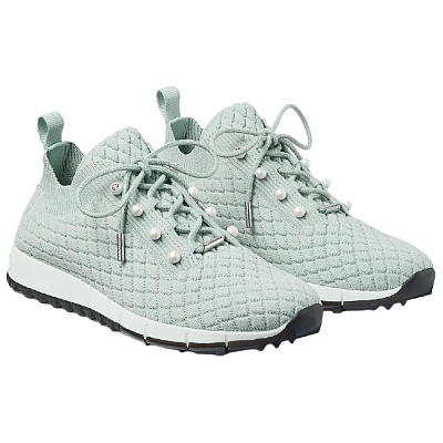 Jimmy Choo Veles Low Top Casual Shoes Women's Light Teal