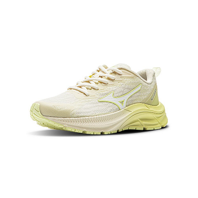 Mizuno Cushioning Low-Top Running Shoes Women's Gray Yellow