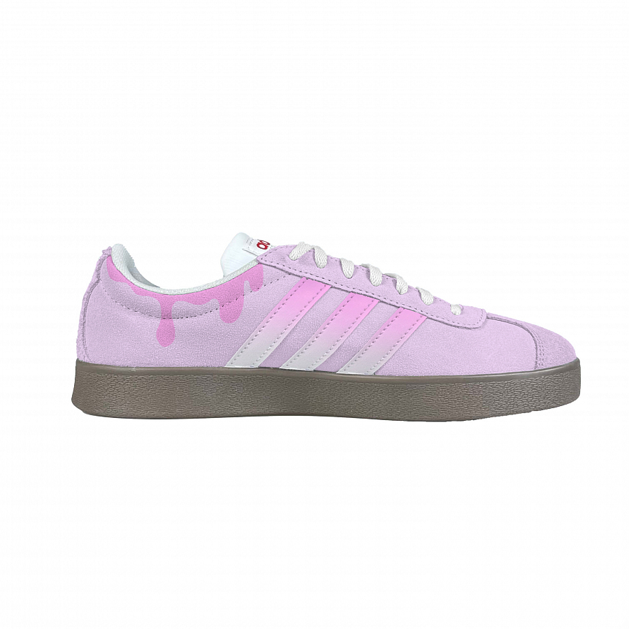 Adidas Neo VL Court 2.0 Grape Jam Anti Slip Wear Resistant Low Top Skateboard Shoes Women's Purple купить в интернет-магазине Yoocart с быстрой доставкой по России.