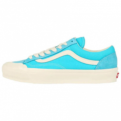 Vans Old Skool Durable Lightweight And Breathable Low Top Skateboard Shoes Unisex Blue