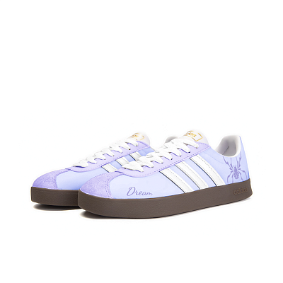 Adidas Neo VL Court 2.0 Anti-Slip Wear-Resistant Low-Top Skateboard Shoes Unisex Violet