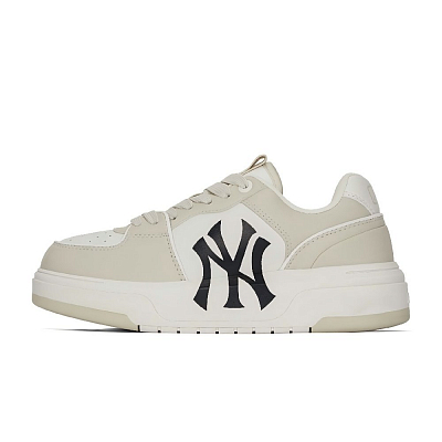 MLB Chunky Liner Skateboard Shoes Unisex Low-Top Yellow White