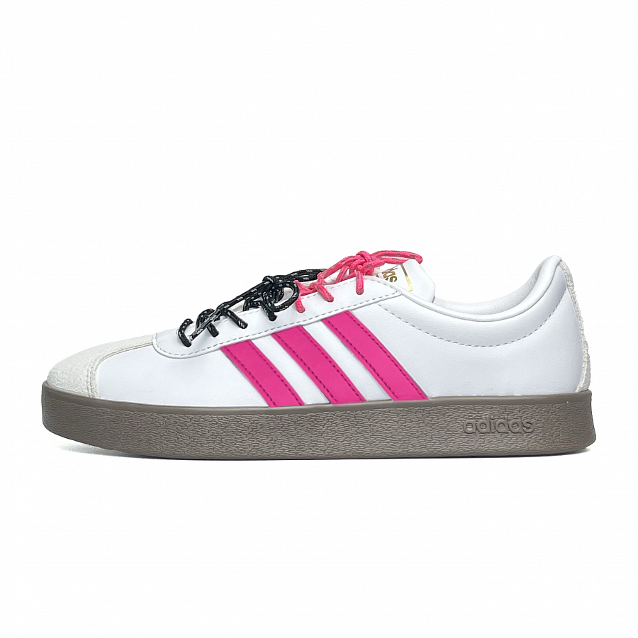 Adidas Neo VL Court 2.0 WAO Anti Slip Wear Resistant Low Top Skateboard Shoes Unisex White Pink купить в интернет-магазине Yoocart с быстрой доставкой по России.