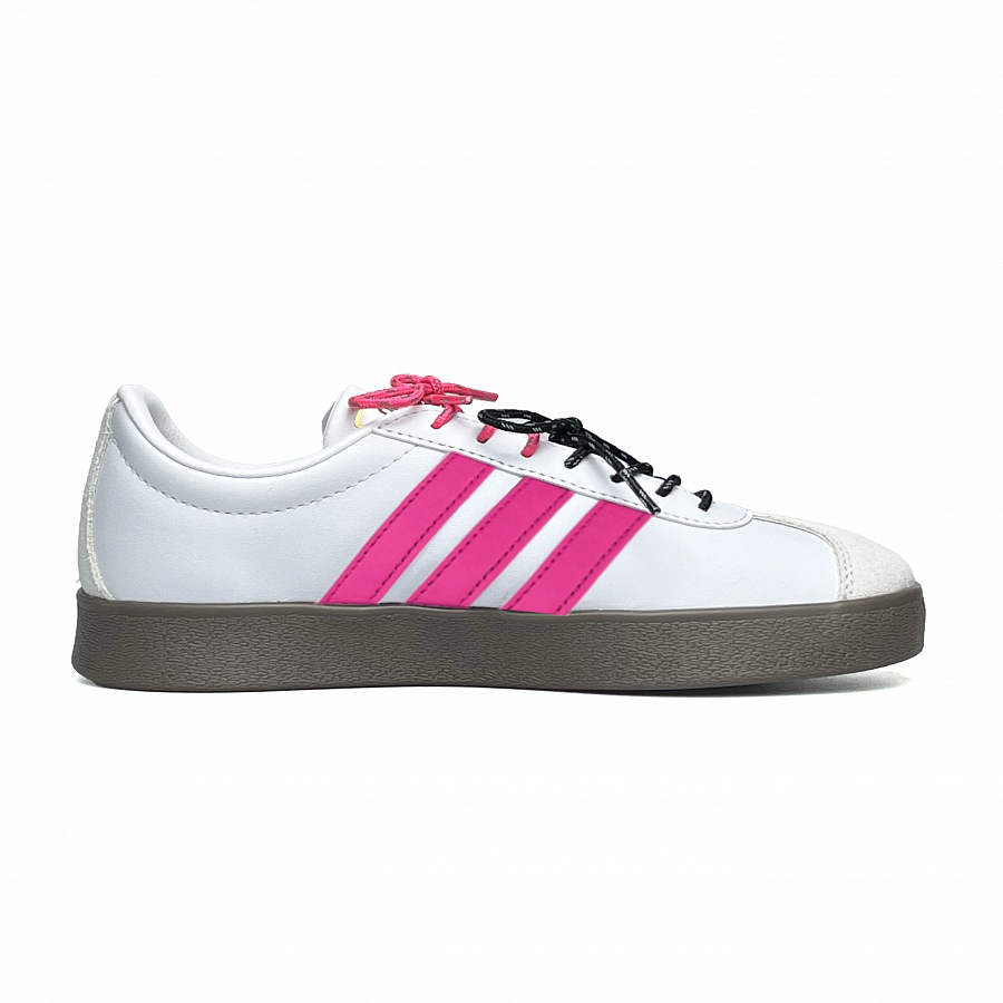 Adidas Neo VL Court 2.0 WAO Anti Slip Wear Resistant Low Top Skateboard Shoes Unisex White Pink купить в интернет-магазине Yoocart с быстрой доставкой по России.