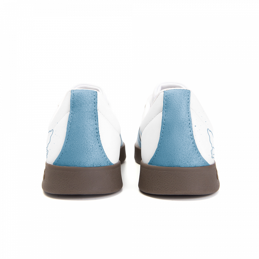 Adidas Neo VL Court 2.0 Blank Emotional Poetry Doodle Anti Slip Wear Resistant Low Top Skateboard Shoes Unisex Blue купить в интернет-магазине Yoocart с быстрой доставкой по России.