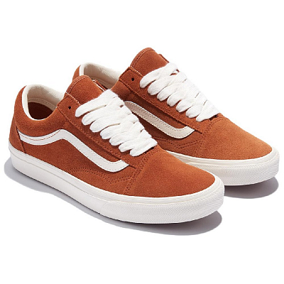 Vans Old Skool Anti Slip Wear Resistant Low Top Skateboard Shoes Unisex Brown