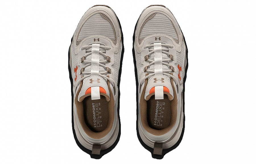 Under Armour Wear-resistant And Lightweight Low-Top Running Shoes Women's White Umber