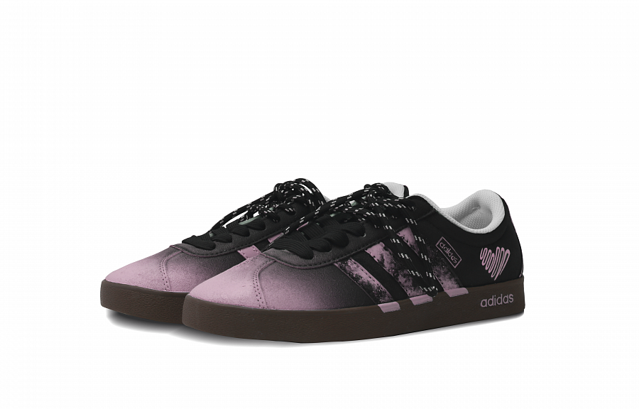Adidas Neo VL Court 2.0 Low Top Skateboard Shoes Unisex Pink Black купить в интернет-магазине Yoocart с быстрой доставкой по России.