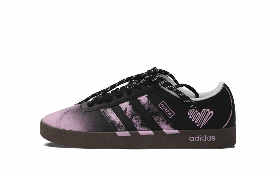 Adidas Neo VL Court 2.0 Low Top Skateboard Shoes Unisex Pink Black купить в интернет-магазине Yoocart с быстрой доставкой по России.