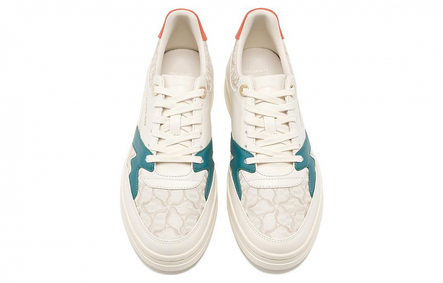 LI NING 1990 Cushioning Low Top Skateboard Shoes Women's White Green