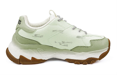 MLB Big Ball Chunky Low Top Chunky Sneakers Unisex Light Green
