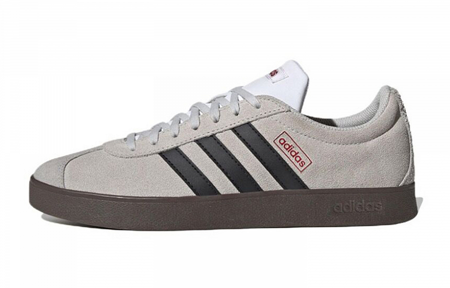 Adidas Neo VL Court Lifestyle Cranberry Anti Slip Wear Resistant Low Top Skateboard Shoes Women's Brown Pink купить в интернет-магазине Yoocart с быстрой доставкой по России.