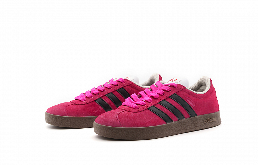 Adidas Neo VL Court Lifestyle Anti Slip Wear Resistant Low Top Skateboard Shoes Unisex Black Red купить в интернет-магазине Yoocart с быстрой доставкой по России.
