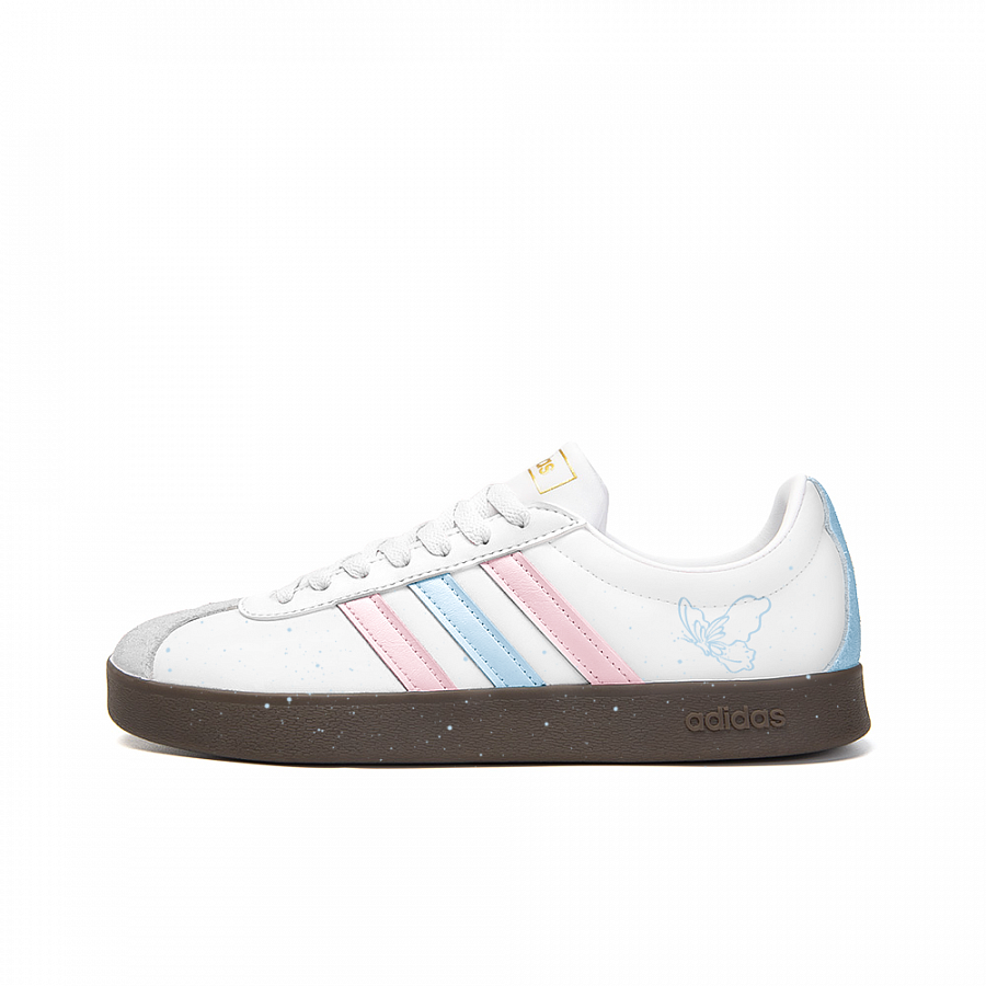Adidas Neo VL Court 2.0 Anti Slip Wear Resistant Low Top Skateboard Shoes Unisex White Blue Pink купить в интернет-магазине Yoocart с быстрой доставкой по России.
