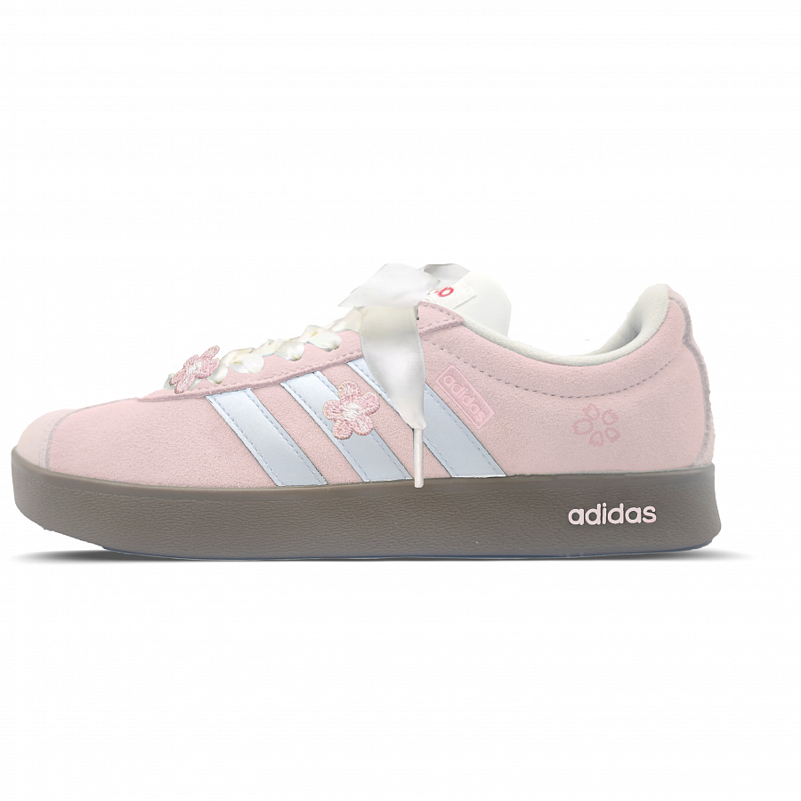 Adidas Neo VL Court Lifestyle Enchanted By Flowers Slip Resistant Low Top Skateboard Shoes Unisex Pink Blue купить в интернет-магазине Yoocart с быстрой доставкой по России.