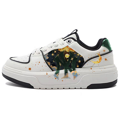 MLB Chunky Liner Skateboard Shoes Unisex Low Top White/Yellow
