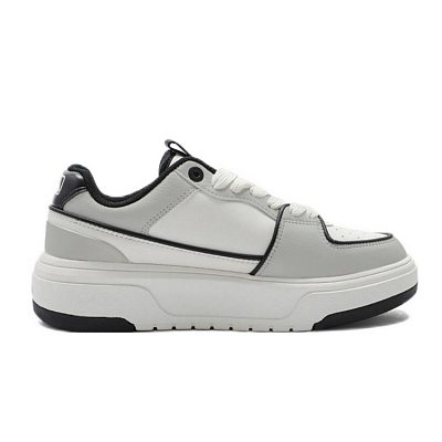 MLB Chunky Liner Slip Resistant Low Top Skateboard Shoes Unisex Black White