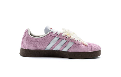 Adidas Neo VL Court 2.0 Low Top Skateboard Shoes Unisex Light Pink