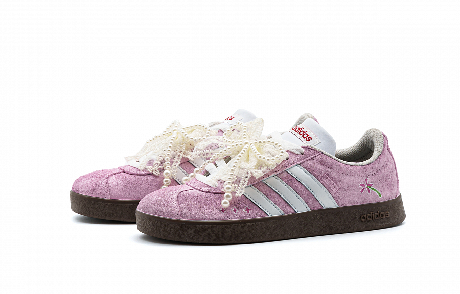 Adidas Neo VL Court 2.0 Low Top Skateboard Shoes Unisex Light Pink купить в интернет-магазине Yoocart с быстрой доставкой по России.